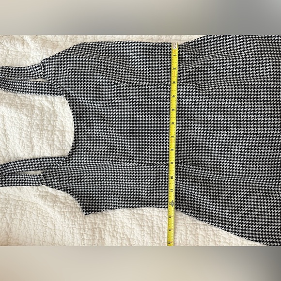 NWT FOREVER 21 Bodycon Dress Black/white Houndstooth - Picture 4 of 8